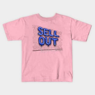 Sell Out (blue letters) Kids T-Shirt